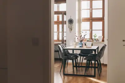 Grundriss der Unterkunft TIP! Modernes Apartment direkt im Herzen Dresdens