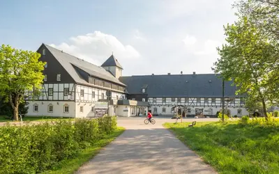 Das Gebäude in dem sich das Hotel befindet