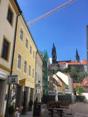 Das Gebäude in dem sich die Ferienwohnung befindet