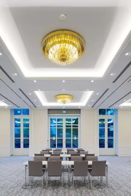 Der Geschäftsbereich oder Konferenzraum in der Unterkunft Dorint Parkhotel Meißen