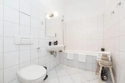 Ein Badezimmer in der Unterkunft Limehome Dresden Jordanstraße