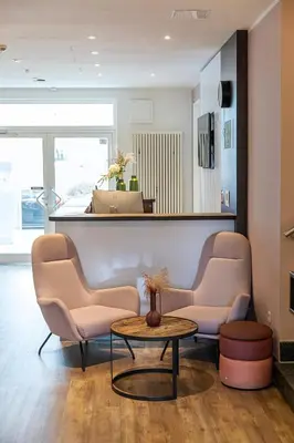 Ein Sitzbereich in der Unterkunft ACHAT Hotel Dresden Elbufer