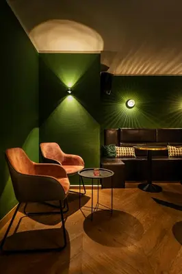 Ein Sitzbereich in der Unterkunft ACHAT Hotel Dresden Elbufer
