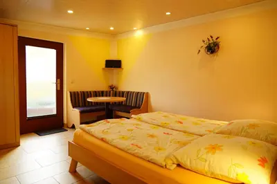 Ein Bett oder Betten in einem Zimmer der Unterkunft Pension Nr. 13 - B&B