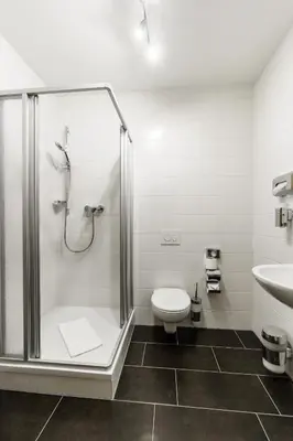 Ein Badezimmer in der Unterkunft Aparthotel Münzgasse An der Frauenkirche