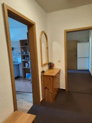 Küche/Küchenzeile in der Unterkunft Spiegelland - Zuhause für Mitarbeiter