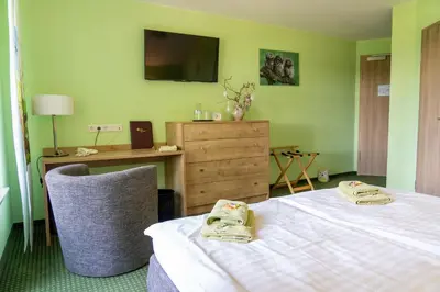 TV/Unterhaltungsangebot in der Unterkunft Hotel Zur Waldhufe