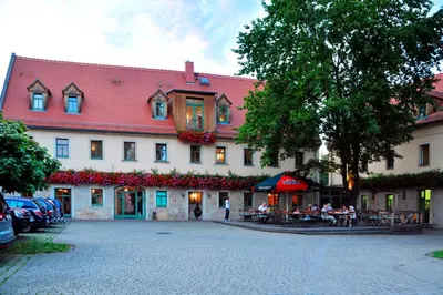 Das Gebäude in dem sich das Hotel befindet