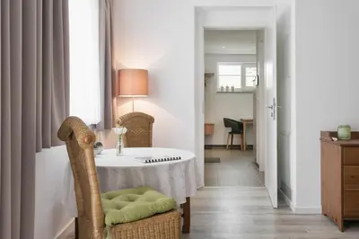Ein Bett oder Betten in einem Zimmer der Unterkunft Spannende Tage in Dresden
