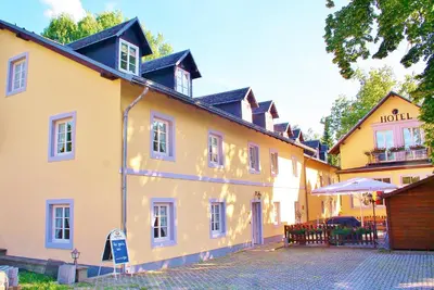 Das Gebäude in dem sich das Hotel befindet