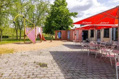 Ein Kinderspielbereich in der Unterkunft Dresdner Tor Süd