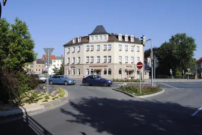 Das Gebäude in dem sich das Hotel befindet