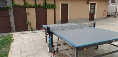 Tischtennis in der Unterkunft Ferienwohnung Radebeul Self Check-in oder in der Nähe