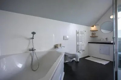 Ein Badezimmer in der Unterkunft Ferienhaus Erna