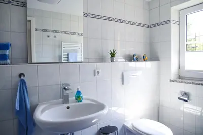 Ein Badezimmer in der Unterkunft Ferienwohnung Julia
