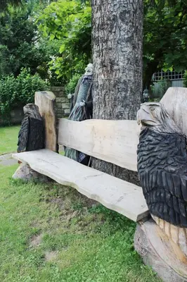 Ein Garten an der Unterkunft Ferienhaus Franz - an der Elbe, mit großem Garten