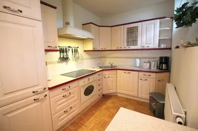 Küche/Küchenzeile in der Unterkunft Hotel-Appartement-Villa Ulenburg