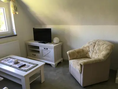 TV/Unterhaltungsangebot in der Unterkunft Ferienwohnung Möckel