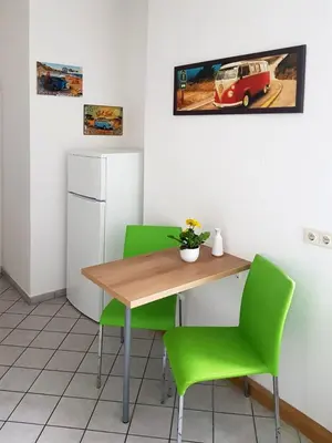 Küche/Küchenzeile in der Unterkunft Pirna/Dohna, 2 R.-Wohnung in Mehrfamilienhaus