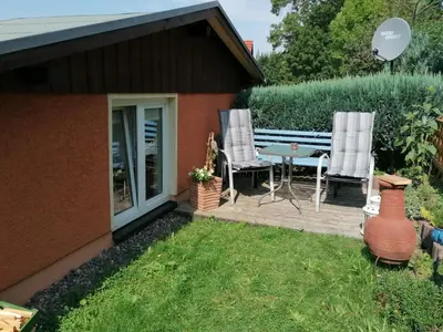 Ein Garten an der Unterkunft Sandsteinperle