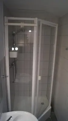 Ein Badezimmer in der Unterkunft Sandsteinperle