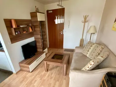 Ein Sitzbereich in der Unterkunft Apartment Kamelienweg by Interhome