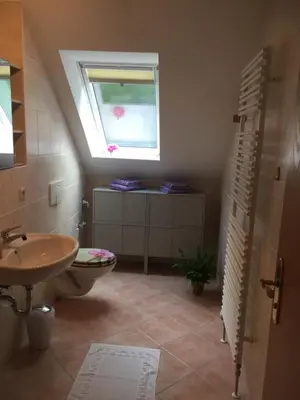 Ein Badezimmer in der Unterkunft Ferienwohnung Luna