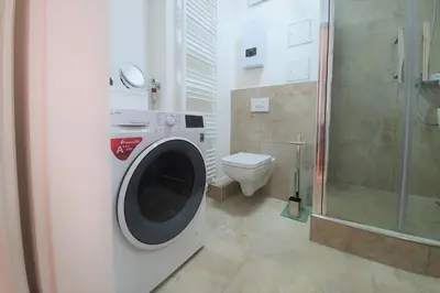 Ein Badezimmer in der Unterkunft PB Ferienwohnungen - FeWo 2 - Stilvoll eingerichtetes Apartment im Herzen Senftenbergs