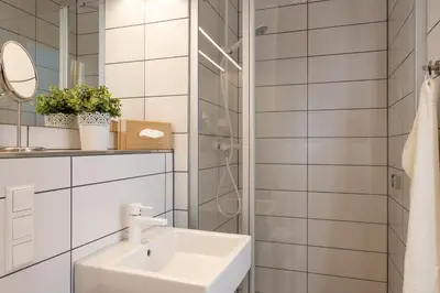 Ein Badezimmer in der Unterkunft Hotel Alte Mühle