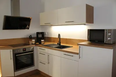 Küche/Küchenzeile in der Unterkunft Luxuriöse Stadtwohnungen in Königstein