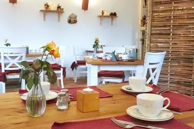 Kaffee-/Teezubehör in der Unterkunft Erzgebirgshotel Misnia Bärenfels