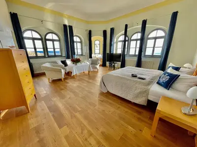 Ein Bett oder Betten in einem Zimmer der Unterkunft Spitzhaus