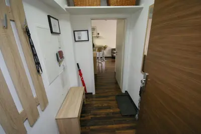 Küche/Küchenzeile in der Unterkunft Ferienwohnung