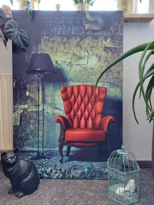Ein Sitzbereich in der Unterkunft Hotel Zum Poppschen Gut