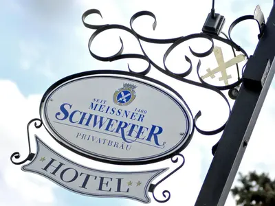 Ein Zertifikat, Auszeichnung, Logo oder anderes Dokument, das in der Unterkunft Eisenberger Hof ausgestellt ist