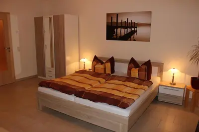 Ein Bett oder Betten in einem Zimmer der Unterkunft Apartment Horn