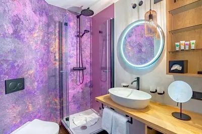 Ein Badezimmer in der Unterkunft Hotel Bei Gretel, Wellness & Ayurveda