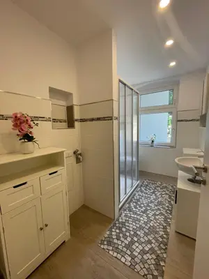 Küche/Küchenzeile in der Unterkunft Richter Apartments Finsterwalde 2