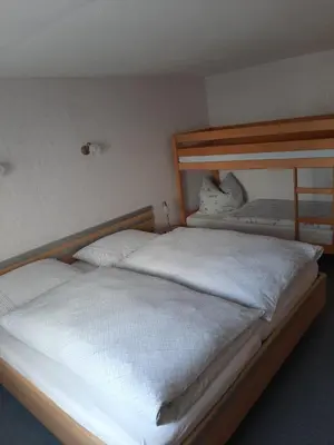 Ein Bett oder Betten in einem Zimmer der Unterkunft Ferienhaus Andrea Höcherl