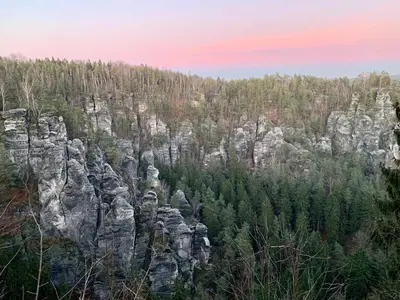 Naturlandschaft in der Nähe der Pension
