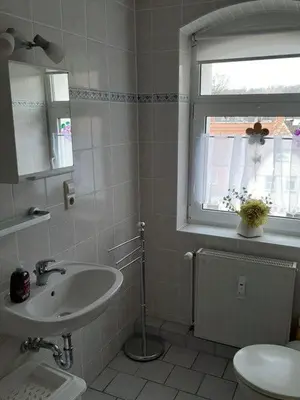 Ein Badezimmer in der Unterkunft Ferienwohnung Bonny, Limbach-Oberfrohna