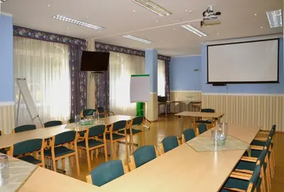 Der Geschäftsbereich oder Konferenzraum in der Unterkunft Brandiser Parkhotel