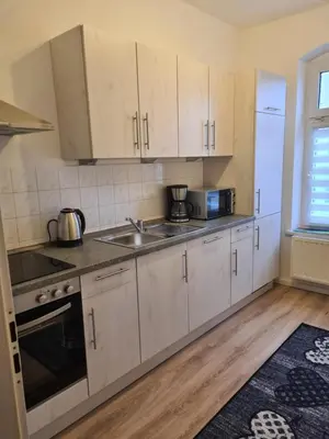 Küche/Küchenzeile in der Unterkunft Apartments Irena Burkert