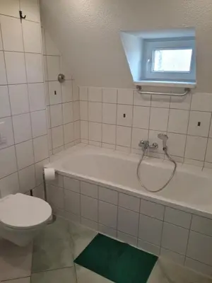 Ein Badezimmer in der Unterkunft Ferienwohnung Katrin - nahe Chemnitz