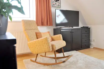 TV/Unterhaltungsangebot in der Unterkunft Atelier Grünfink Ferienwohnung