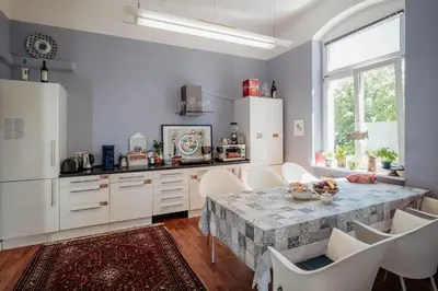Küche/Küchenzeile in der Unterkunft Villa Schmidt