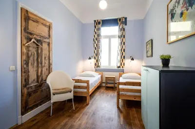 Ein Bett oder Betten in einem Zimmer der Unterkunft Villa Schmidt