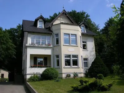 Das Gebäude in dem sich die Pension befindet