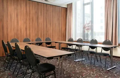 Der Geschäftsbereich oder Konferenzraum in der Unterkunft Leonardo Hotel Dresden Altstadt