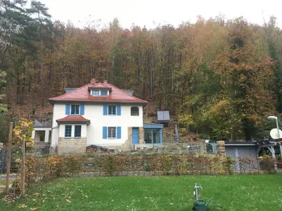 Ein Garten an der Unterkunft Prima Klima Villa - Ferienwohnung Wilke Aussicht